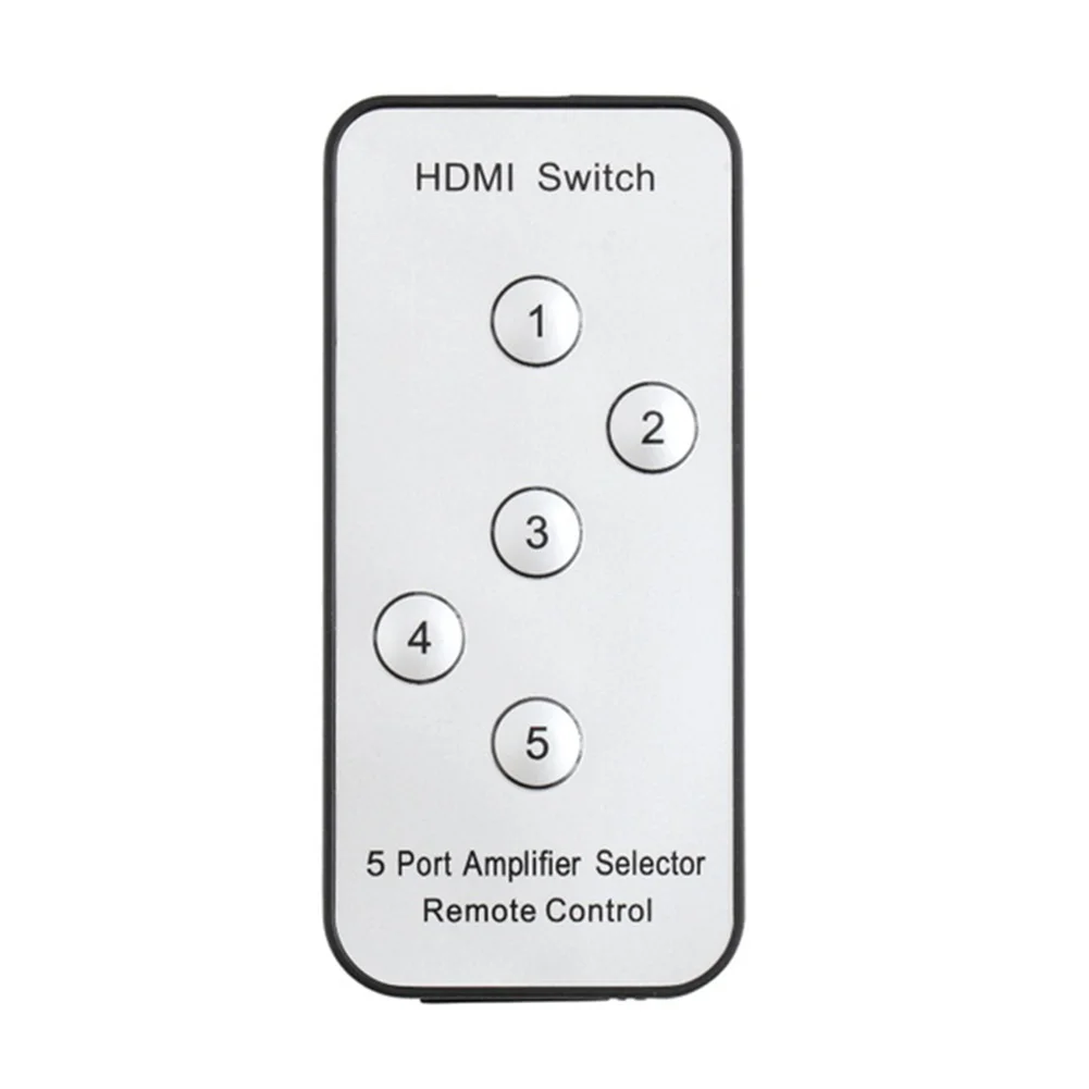 Мини 5 порты 1080 P видео HDMI коммутатор выключатель делитель с ИК пульт