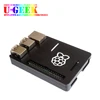 UGEEK New! Ultra-thin Aluminum Alloy CNC Case for Raspberry Pi 3 Model B 2 B / B+| Metal Portable Box |New version for 3B+ ► Photo 1/6