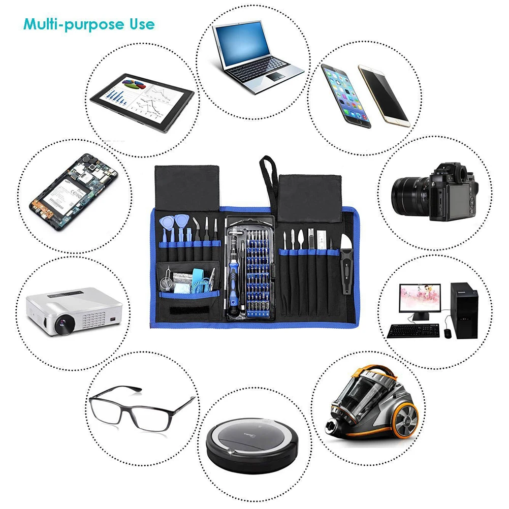 80Pc Screwdriver Precision Repair Electronics Universal Opening Screwdriver Tools Set for PC Camera Phone Tablet 80Pc Screwdriver Precision Repair Electronics Universal Opening Screwdriver Tools Set for PC Camera Phone Tablet
