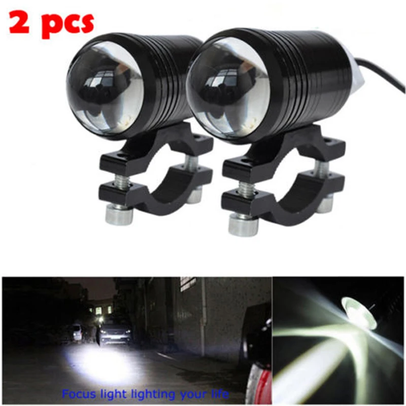 

2pcs Led Bulb Headlight Driving Fog Light Lamp Control Switch For Car Motorcycle 6000~7000K