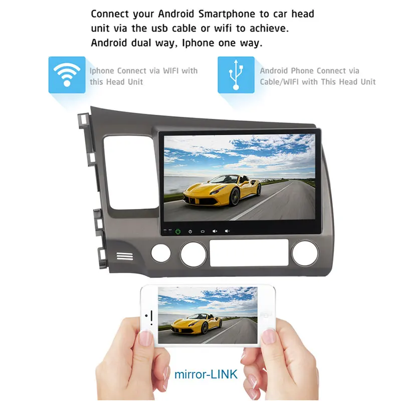Discount 10.2" Radio Android 5.1 Car DVD Player for Honda Civic 2006 2007 2008 2009 2010 2011 with Quad Core Car Multimedia Player 1 Discount 10.2" Radio Android 5.1 Car DVD Player for Honda Civic 2006 2007 2008 2009 2010 2011 with Quad Core Car Multimedia Player 1