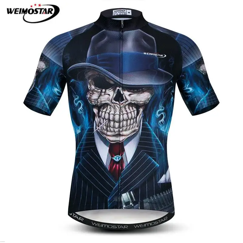 Skull bicycle jersey Clearance