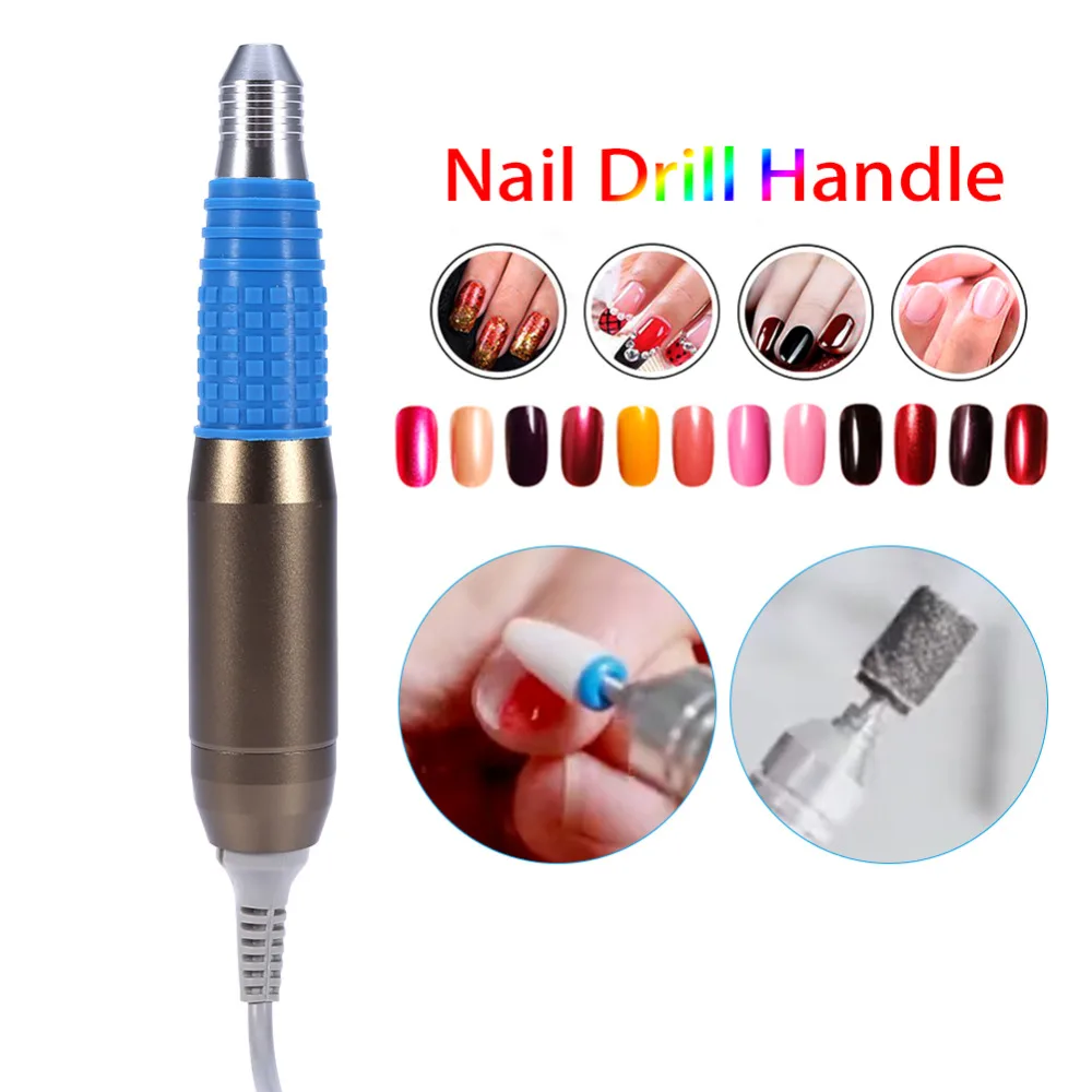 

35000rpm Electric Nail Art Drill Handle Handpiece for Nail Polish Manicure Machine Nails File Pen Polish Drill Nail Art Tools