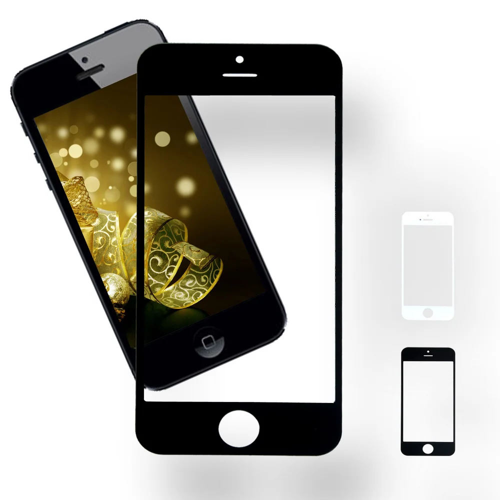 

Replacement Outer Front Lens Screen Glass Repair for Apple 5G 5S