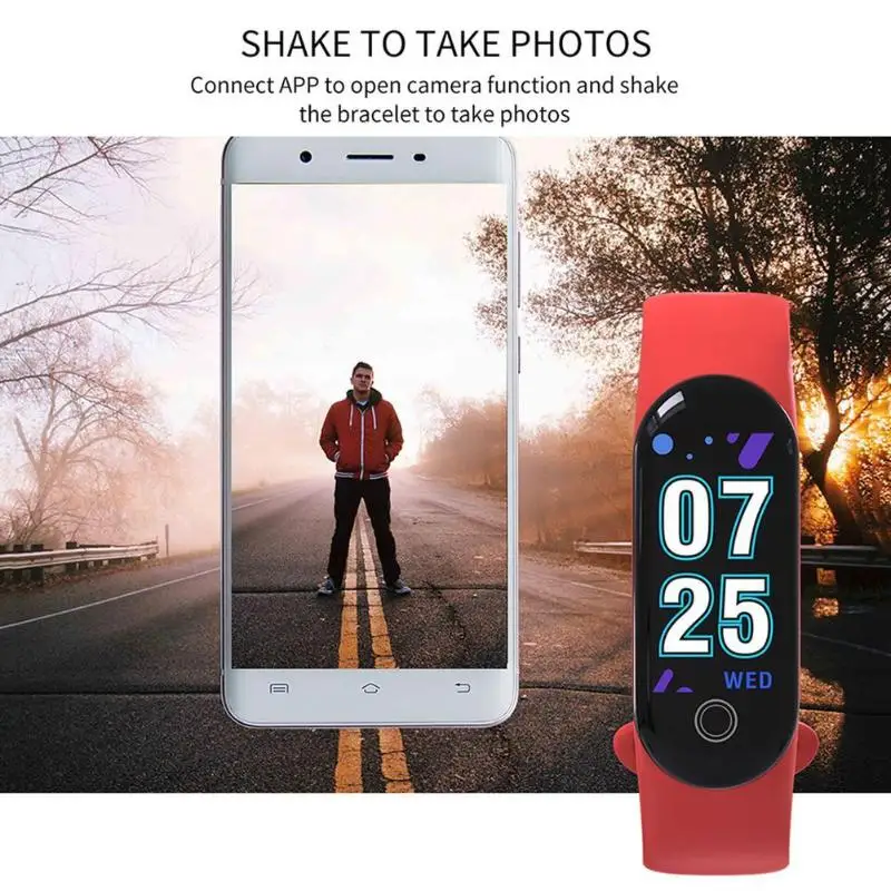M30 Bluetooth Давление сердечного ритма IP67 Водонепроницаемый 3D динамичный