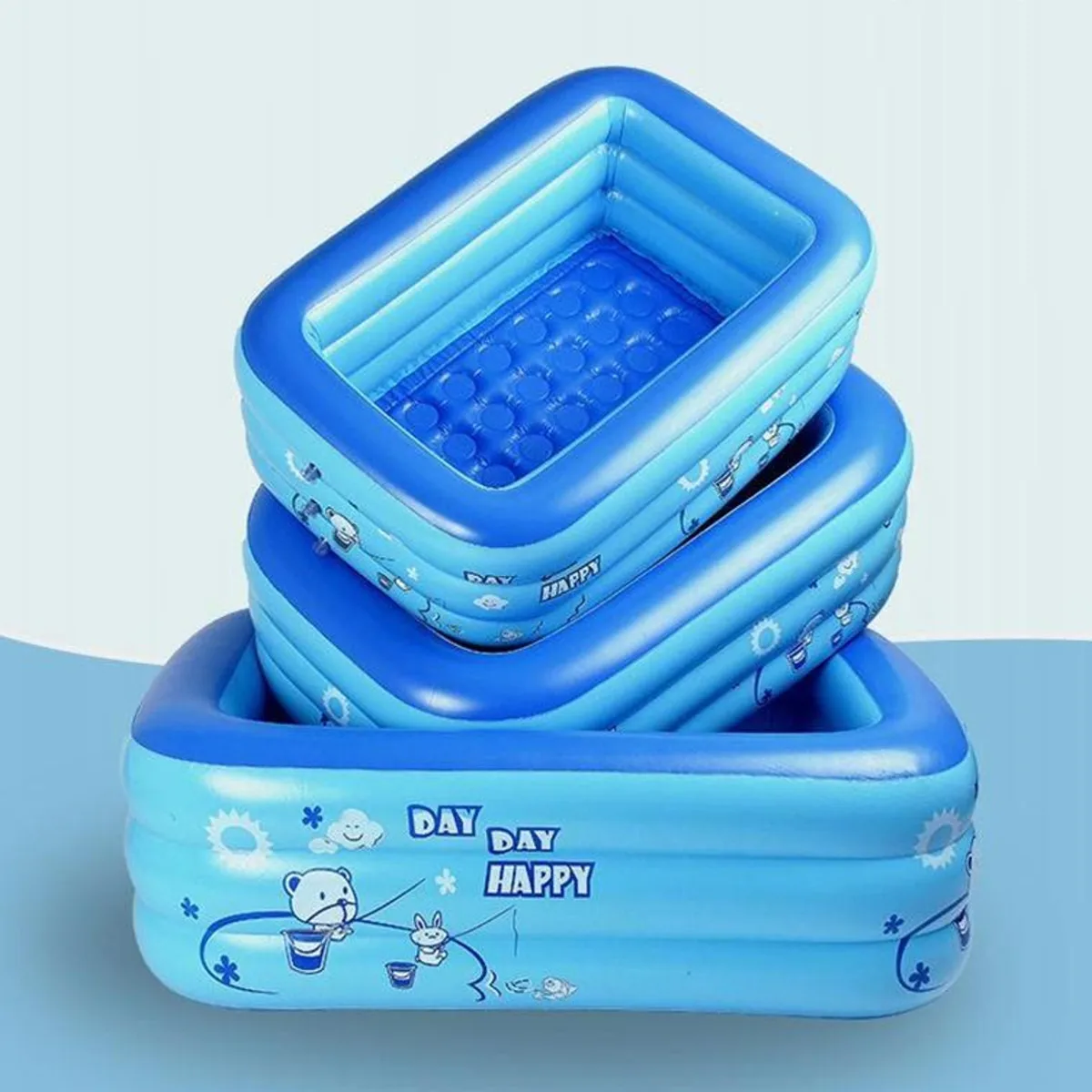 “ Piscina do Bebê do Miúdo Mundo Subaquático Impresso Gaseificado Inflável