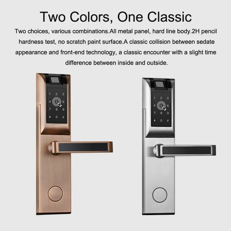 Digital Door Lock Electronic Lock Door Smart APP Bluetooth Password Fingerprint Touch Screen For Home Apartment Smart Lock      