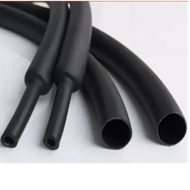 diameter 3mm 4mm Heat Shrinkable Tube Shrink Tubing Wire Black Battery welding charging