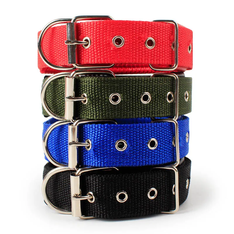 

Small Medium Large Dogs Pet Products Cat Durable Collars Pet Neck Strap Nylon Adjustable Soft Foam 1PC Dog Collar