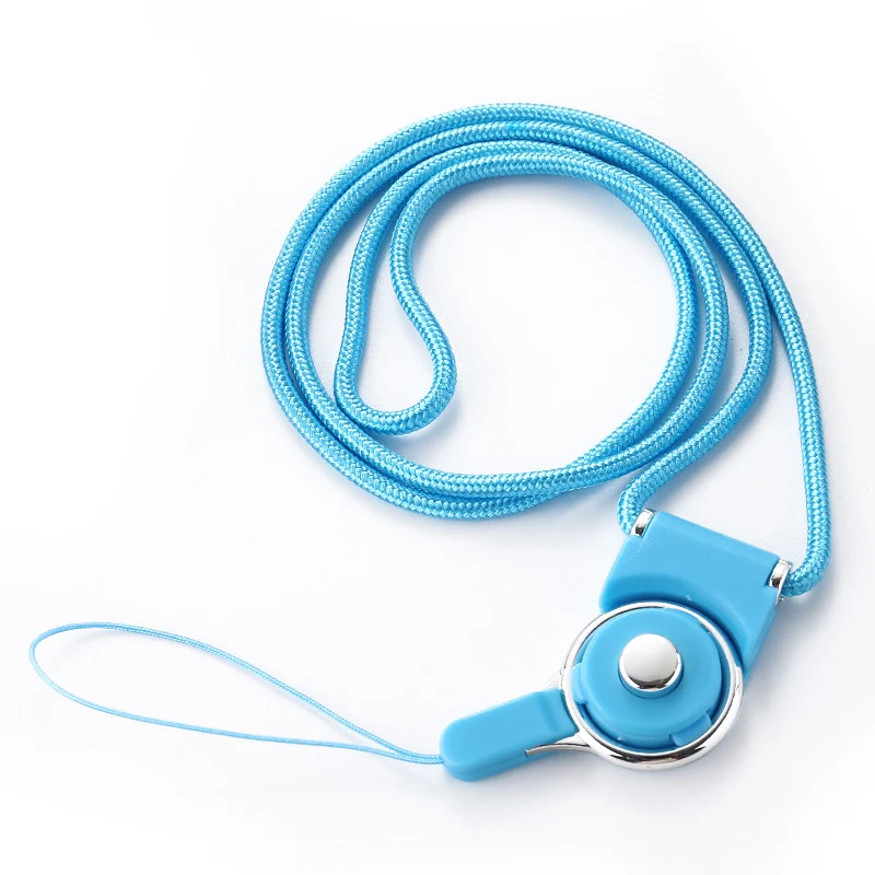 

Removable 2 in 1 nylon lanyard off white lanyard cell phone strap phone string keycord Prevent loss Neck rope Strong durable