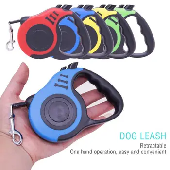 

Durable Dog Leash Automatic Retractable Nylon Dog Lead Extending Puppy Walking Running Leads For Small Medium Dogs Pet Supplies