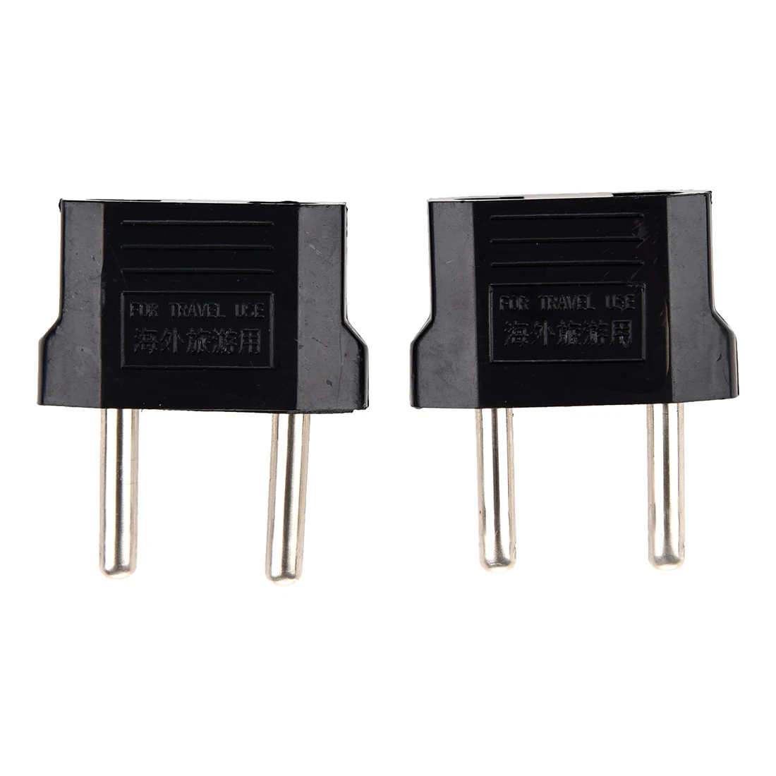 

IG- 2 x Converter Plug Adapter American to European Current Plug Black