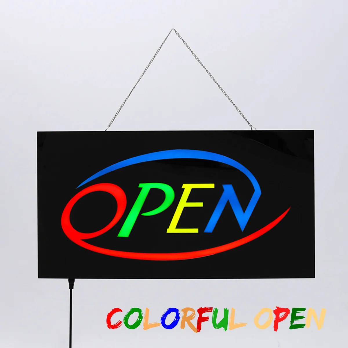 

Open Neon Sign Light Bar Pub Club Studio Wall Display ABS LED Night Lamp Visual Artwork Lighting Neon Tubes Board Decoration