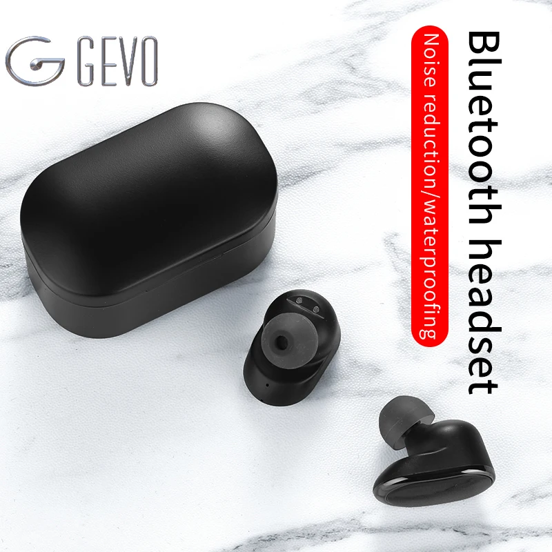GEVO K9 беспроводные наушники Bluetooth 5 0 вкладыши TWS стерео мини бас гарнитура для