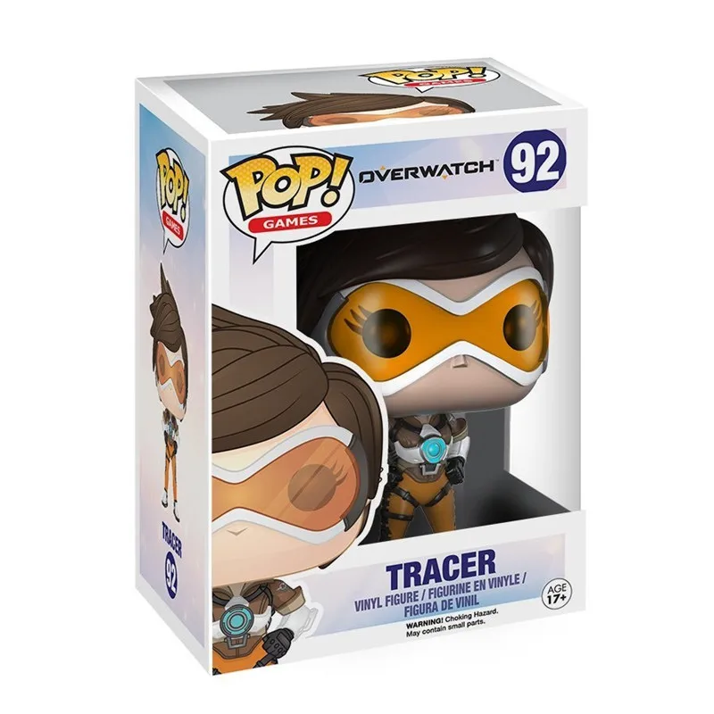 Популярная игра Funko Pop OW Rye Pioneer Vanguard #93 жнец смерти #92 трассировщик #97 Winston Widowmaker