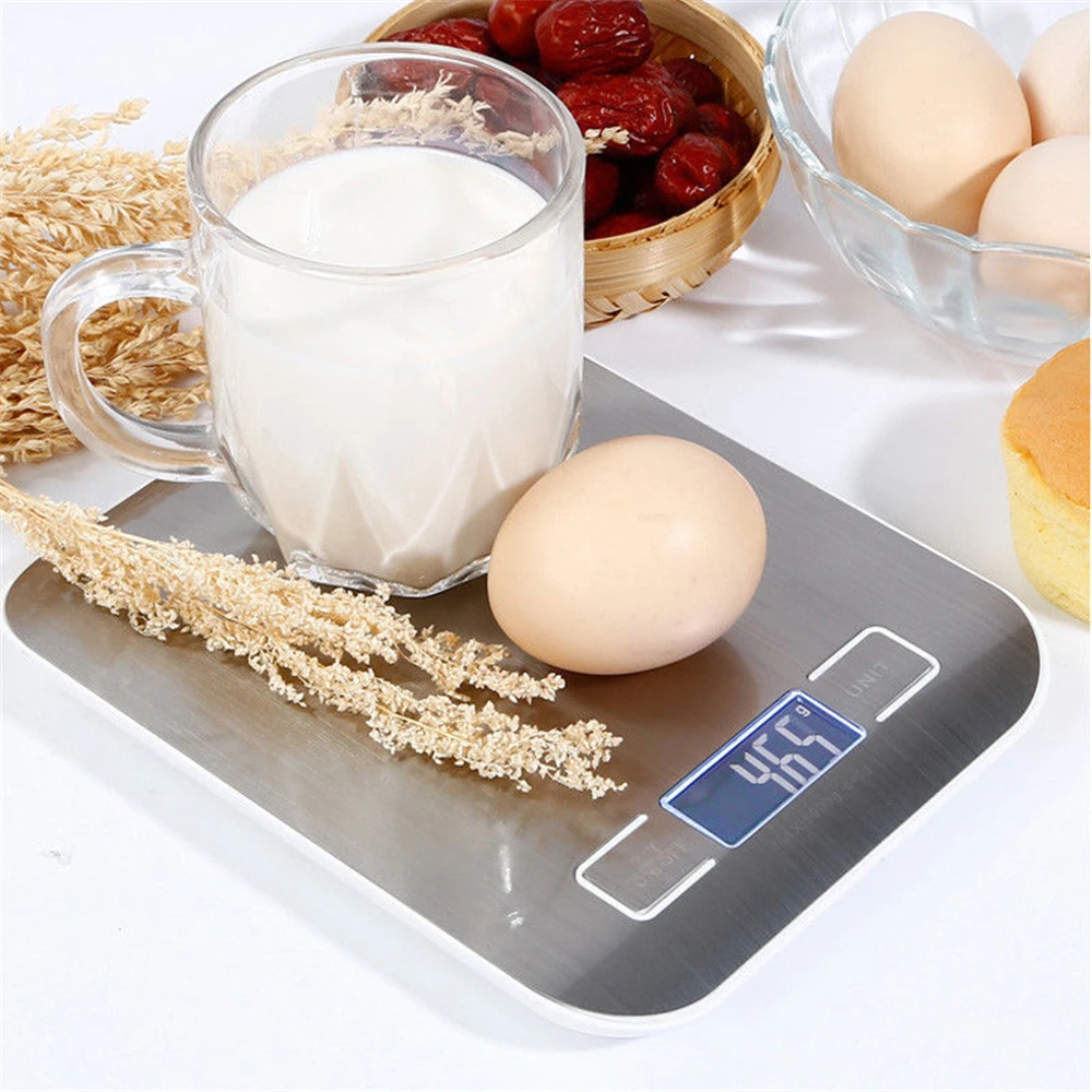 

1 Stks Lcd Display Weight Balance Due To Stainless Steel Kitchen Digital Scale Device Electronic Digital Scale Kitchen Supplies
