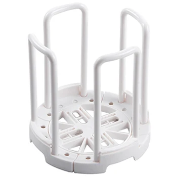 

Kitchen Plate Rack Pot Lid Holder Plastic Dish Drying Rack Holder Simple And Retractable Drain Dish Rack Cup Holder