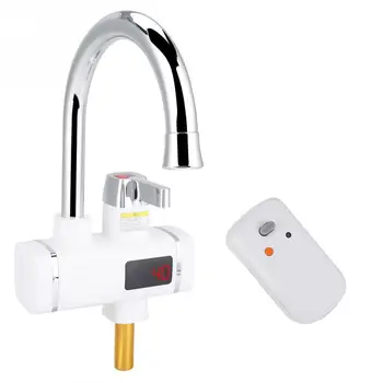 3000W Kitchen Instant Electric Water Heater Heating Faucet with Digital Display IPX4 Kitchen Instant Water Heater Brand New