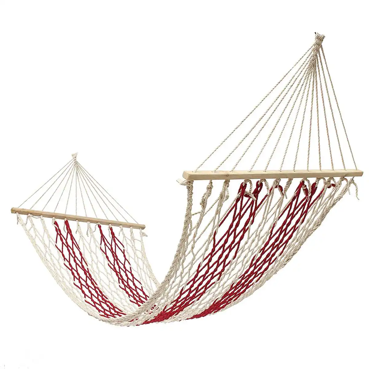 

Outdoor Picnic Garden Hammock Hang Bed Portable Travel Camping Swing Canvas Cotton Rope Hang Bed Furniture Hammock 190x80cm