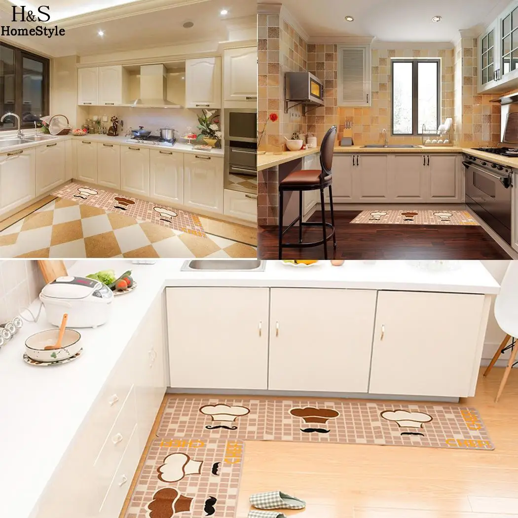 Bathroom Kitchen Chef For Washable Anti Skid Home Home Rectangle