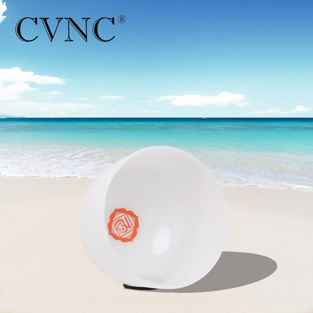 

CVNC 10 Inch C Root Red Chakra Symble Pattern Quartz Crystal Singing Bowl
