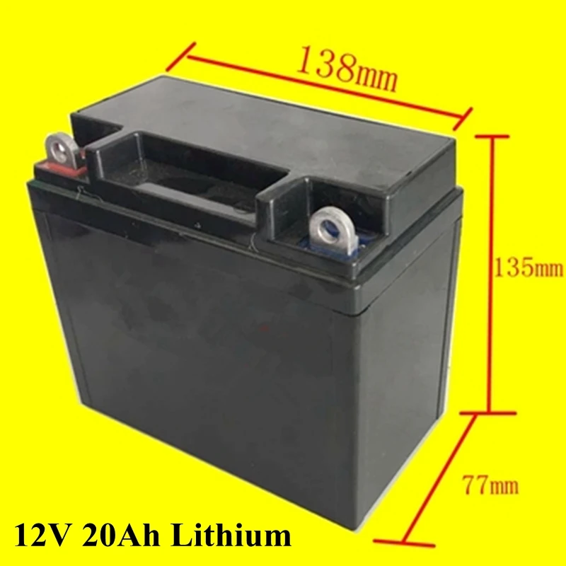 12v литий ионный аккумулятор 20Ah 12В Bateria liio для электродвигателя 300w запасная