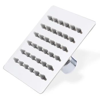 

Square Stainless Steel Showerhead Rainfall Shower Head Rain Shower Chrome 4 inch Square chuveiro bath faucet ducha