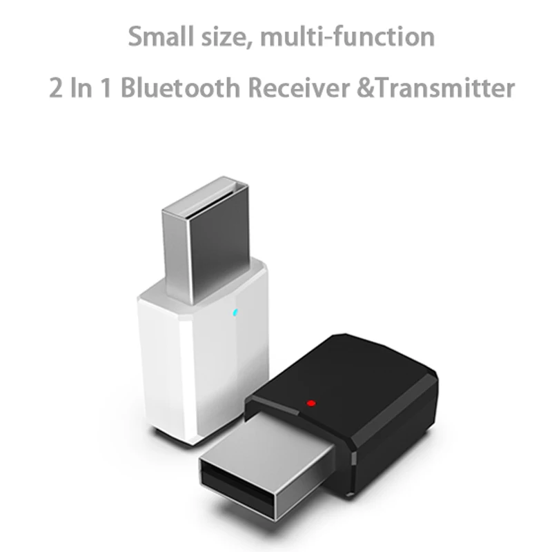 2 в 1 5,0 Bluetooth передатчик приемник AUX 3,5 мм стерео музыка беспроводной адаптер автомобильный комплект Bluetooth приемник для ТВ наушники USB