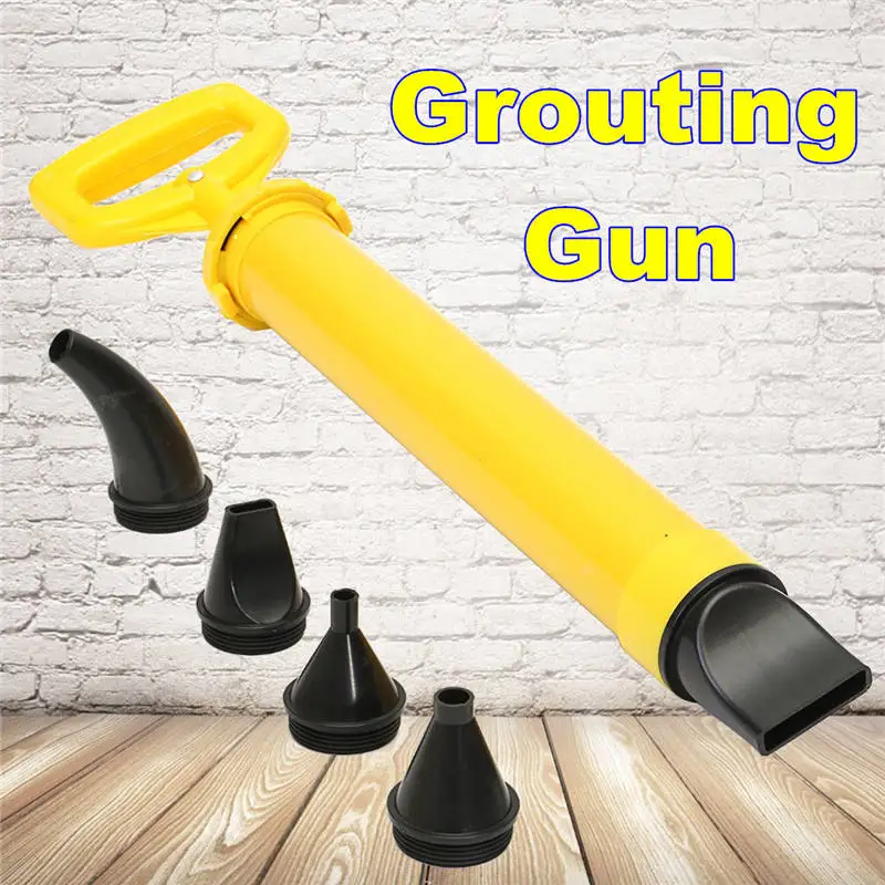 

Brand New Caulking Spear Pointing Brick Grouting Mortar Sprayer Applicator Tool for Cement lime With 4 Nozzles Hand Tool Set