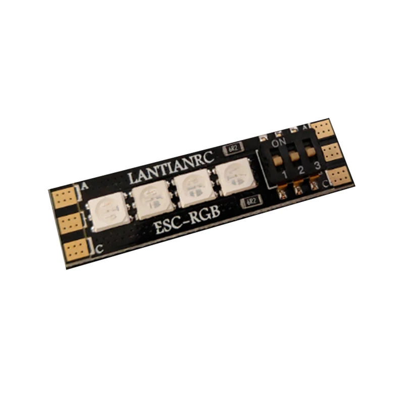 4 шт. RGB 5050 Светодиодная плата бита 3 6S 80A для ESC RC Дрон FPV гоночный Квадрокоптер