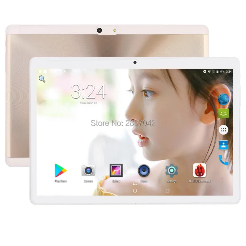 Google Play Android 8 0 ОС 10 дюймовый планшет 4G FDD LTE Восьмиядерный 4 Гб ОЗУ 64 ПЗУ 1280X800 IPS