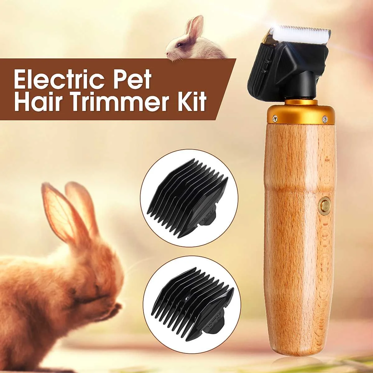 

Puppie Kitten Electric 100-240V Electric Pet Dog Horse Rabbit Hair Trimmer 55W Grooming Clipper Shaver Animal Scissors Long Hair