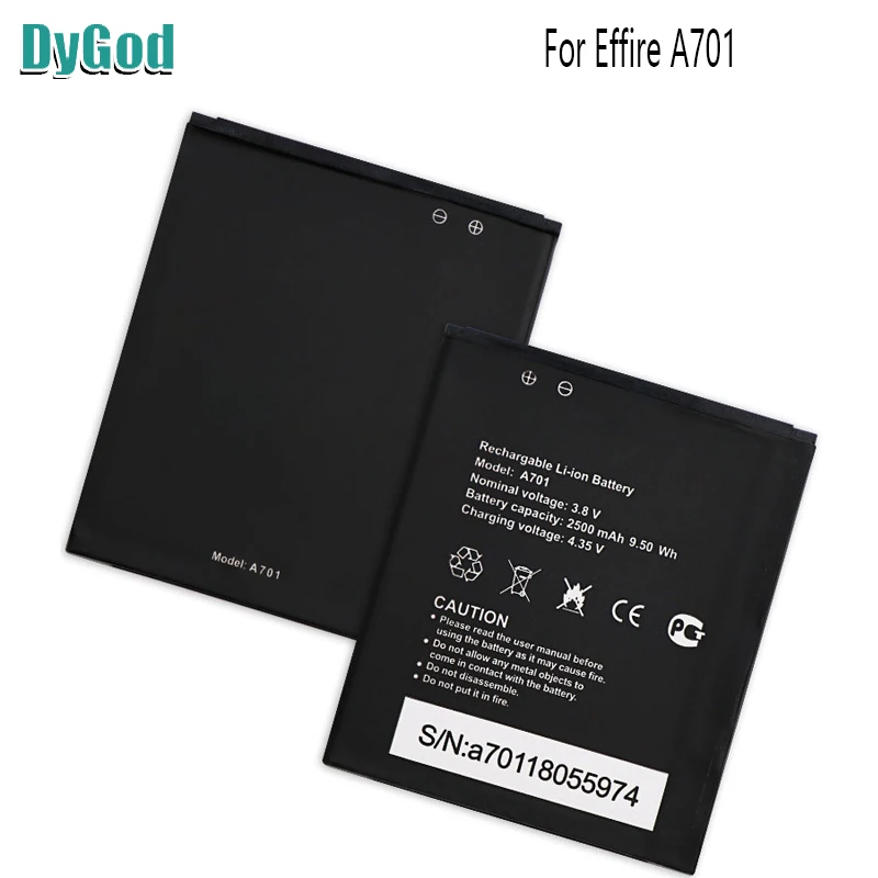 Аккумулятор DyGod 2500 мАч для Effire A701 A7 Extreme Сменный аккумулятор сотовых телефонов