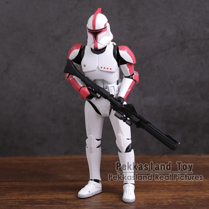 SHF Clone Trooper PHASE II / PHASE I Captain PVC Action Figure Collectible Model Toy