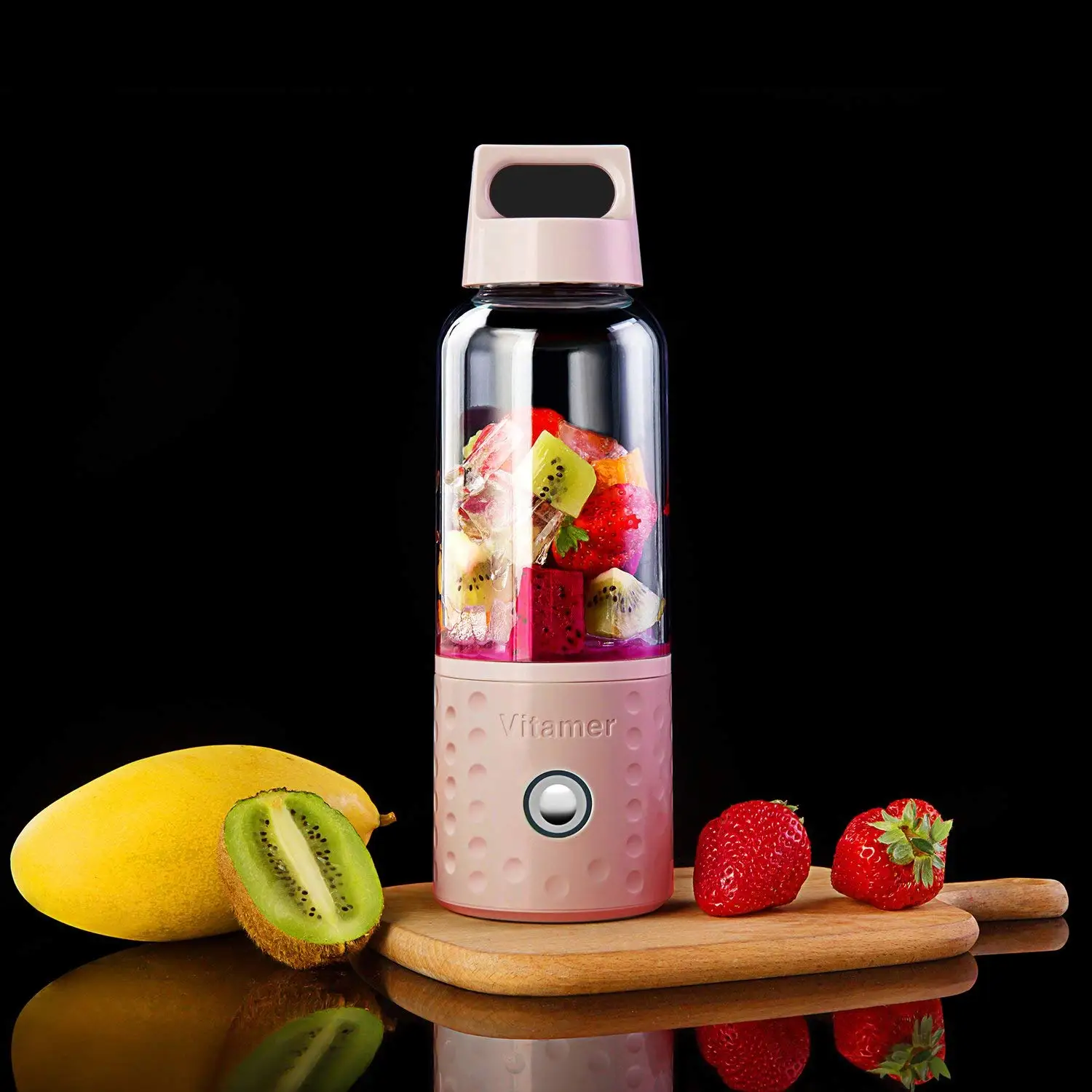  500ml Portable Blender Orange Juicer Cup Smoothie Blender USB Juicer Cup Fruit Mixing Machine with 