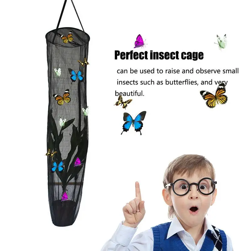 

Insect Butterfly Habitat Net Cage Insect Hanging Cage Garden Plant Observation Net Children's Insect Feeding Observation