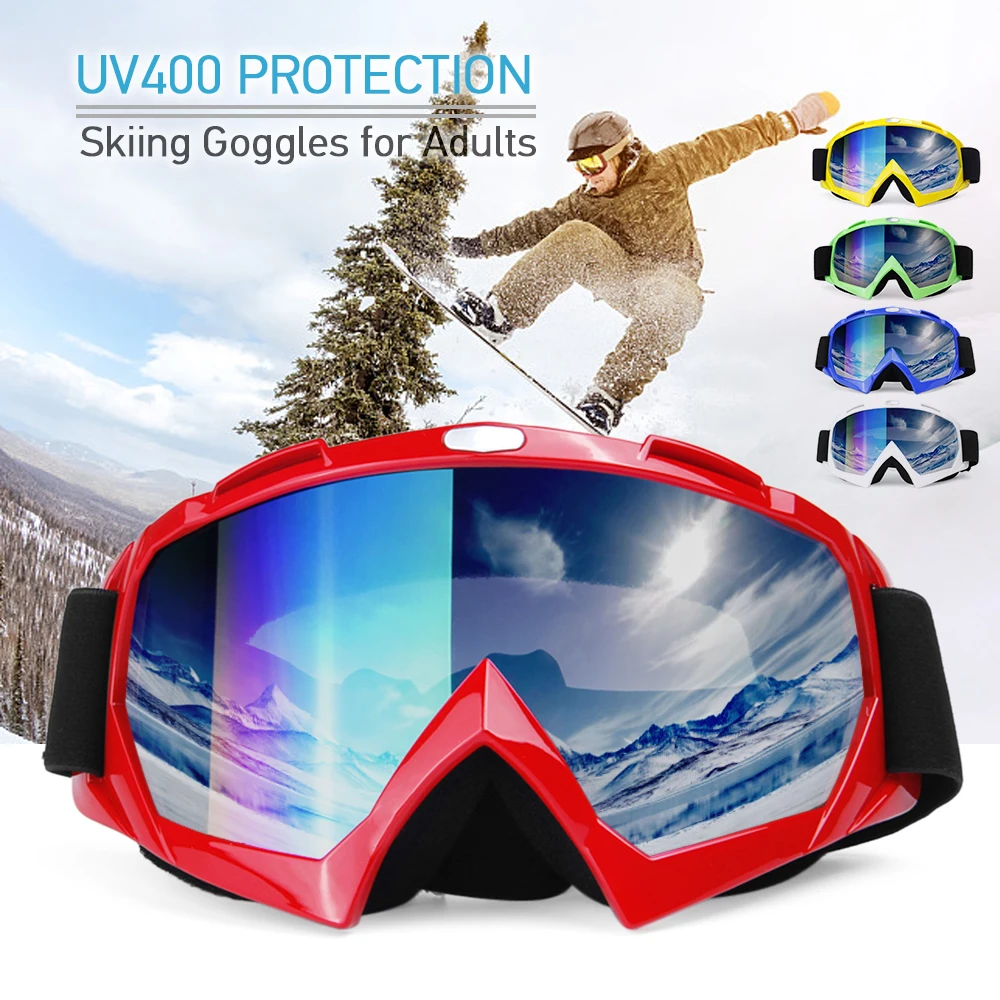 Защитные очки для катания на лыжах с защитой от запотевания UV400 дышащие