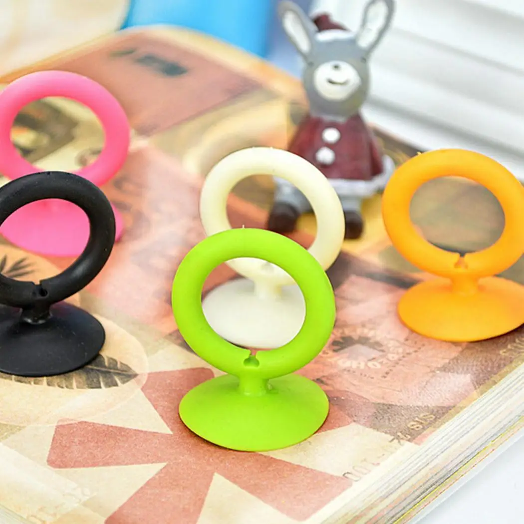 candy color round shaped Silicone Finger Ring Mobile Phone Stand Holder for iPhone Samsung Huawei Xiaomi Smart Phones Universal