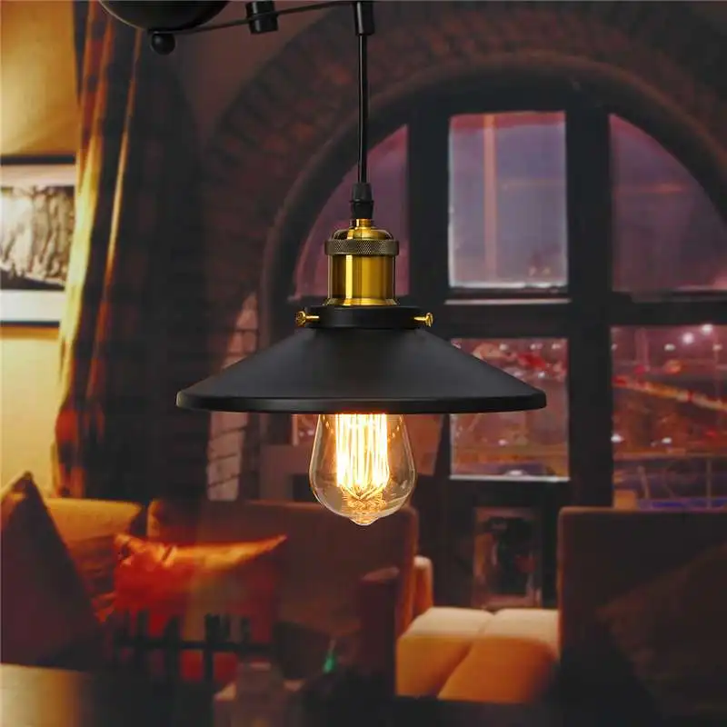 

Telescopic Pendant Lamp Nordic Iron Vintage Lighting Loft Dining Bedroom Pendant Lights Retro E27 Edison Hanging lamp Metal