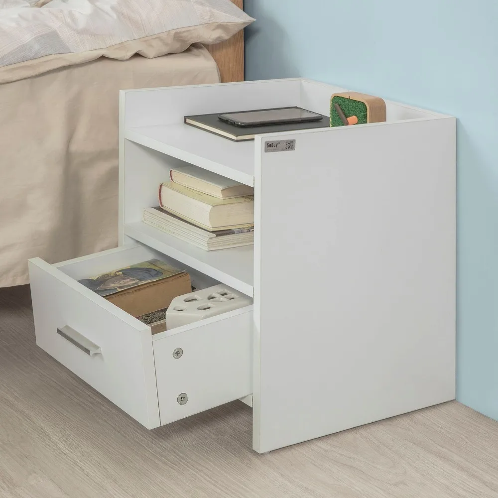 SoBuy FBT66 Side Table Bedside End Table Night Stand with Drawer Living Room Furniture SoBuy FBT66 Side Table Bedside End Table Night Stand with Drawer Living Room Furniture