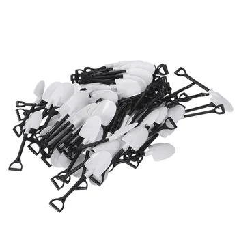 

100Pcs Plastic Disposable Mini Shovel Spoon Potted Cake Ice Cream Garden Party