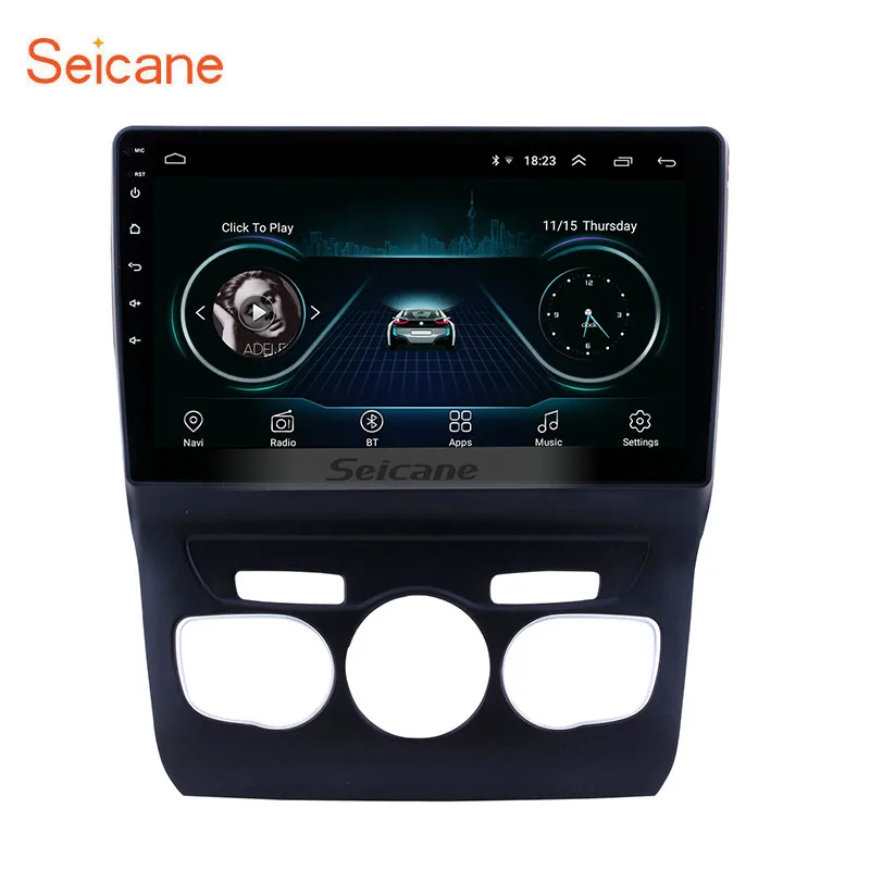 

Seicane Car 10.1"HD Stereo 2Din Android 8.1 GPS Navi Bluetooth Auto Radio for Citroen C4 SWC 2013 2014 2015 2016 Touchscreen