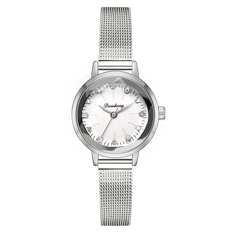 

Relogio Masculino New Womens Watches Top Brand Luxury Fashion Watch Slim Mesh Date Quartz Watch For women Blue Clock
