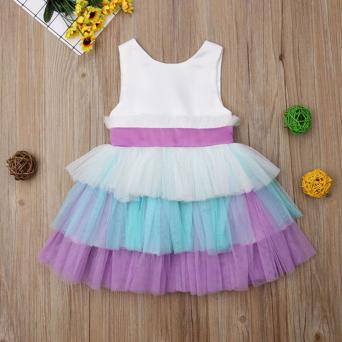 

Kids Girl Princess Formal Pageant Holiday Dress