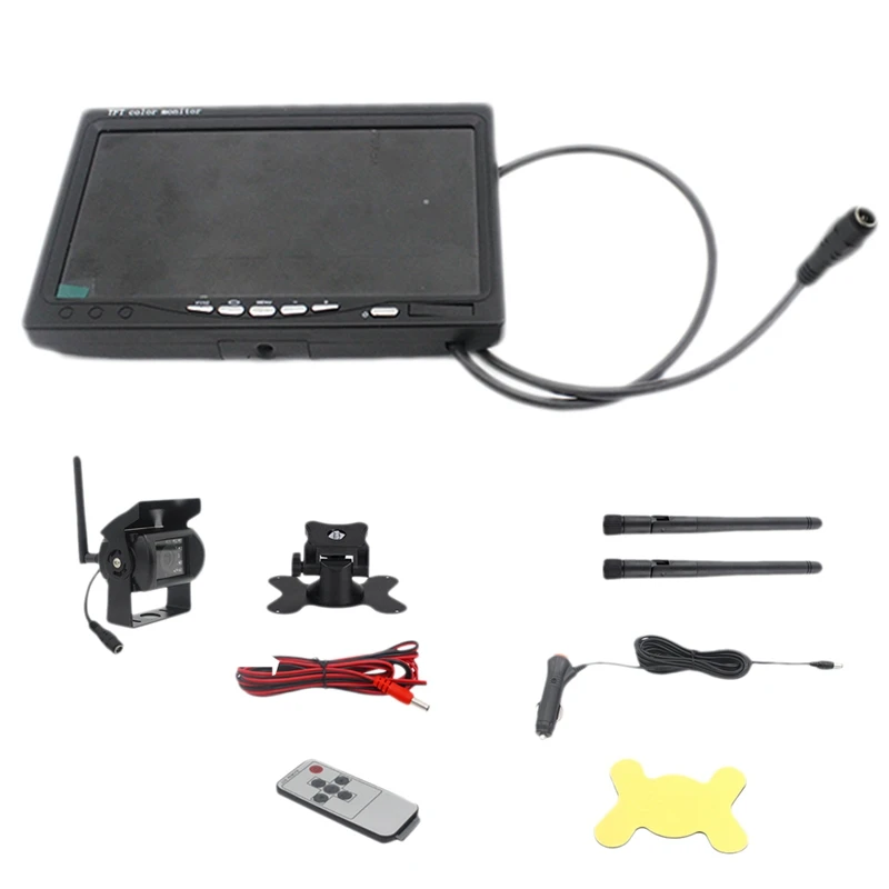 

7 Inch Wireless Car Monitor Tft Car Backup Camera Monitor Truck Rear View System