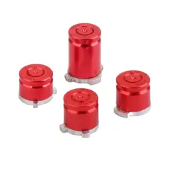 4 шт. алюминиевые металлические пуговицы в виде пуль мод комплект для xbox one контроллер красный