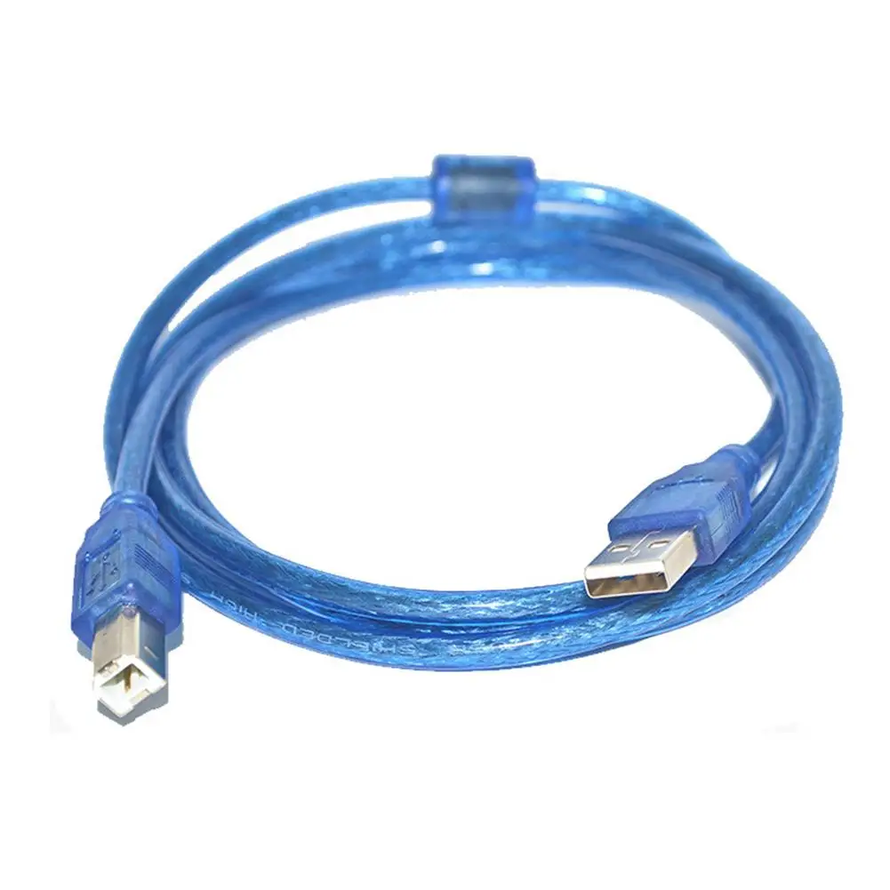 

USB 2.0 Data Cable 1.5M Printer Cable Full Copper Core Synchronous Data Scanner High Speed Transmission High Compatibility