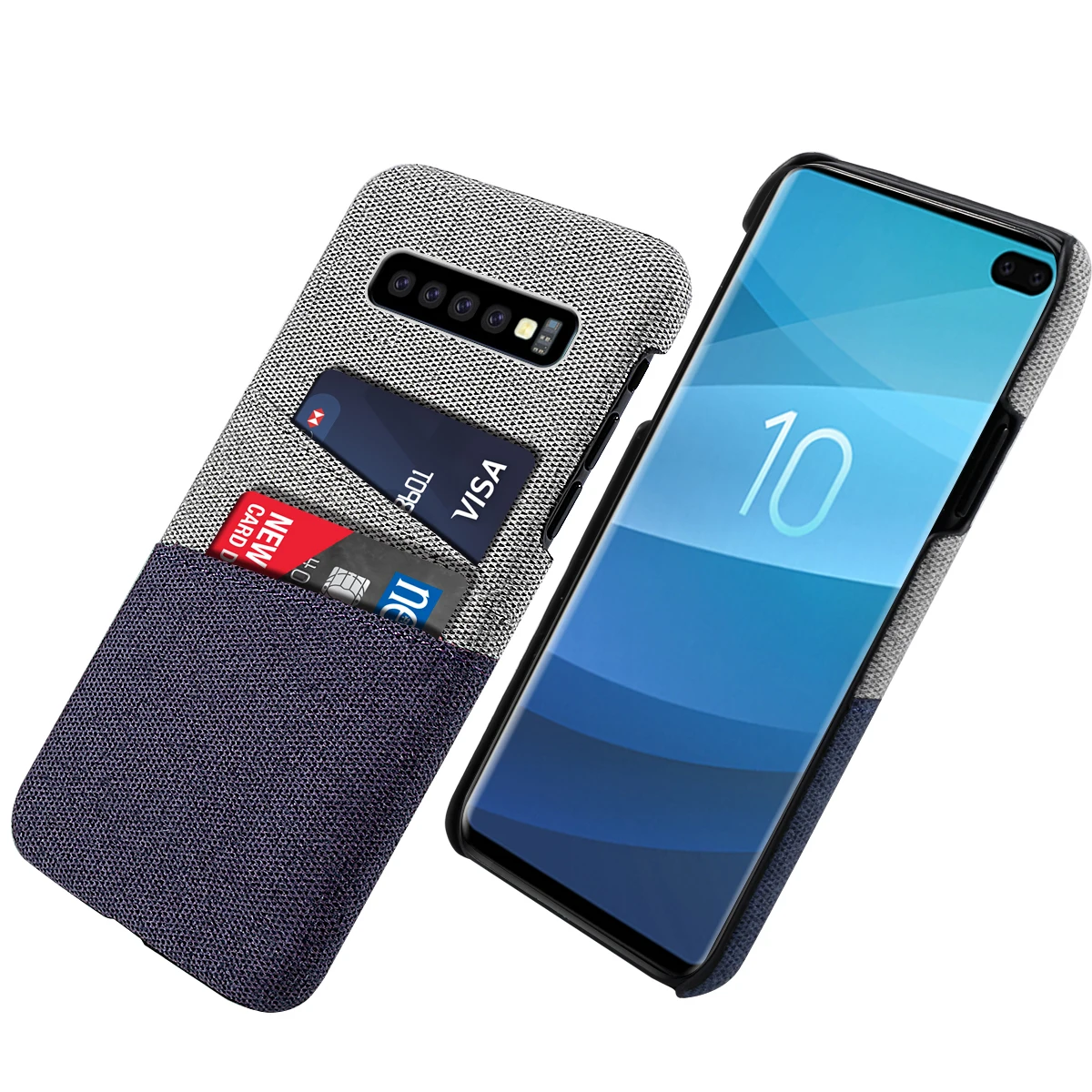 Чехол для телефона Samsung Galaxy S10 Plus E Ультратонкий Жесткий ПК с 2 слотами карт