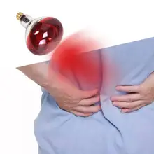 E27 275 Вт Электромагнитная волна инфракрасная лампа для лечения 220 В выпечки электрическая физиотерапия электрические лампа для высушивания красная лампочка