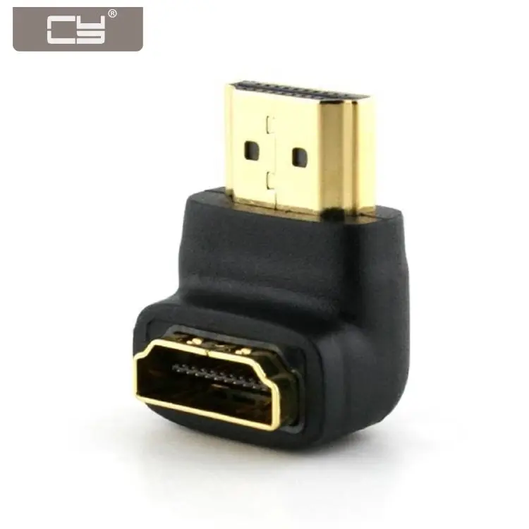 Прямой Угловой 90D HDMI-совместимый F к M Адаптер-соединитель CYDZ | Компьютеры и офис